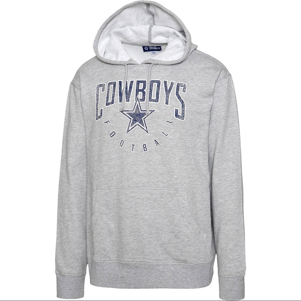 NWT Dallas Cowboys NFL Men's Rubens Hoodie Gray